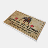 向こうにはドラゴンがいる ドアマット (アングル)