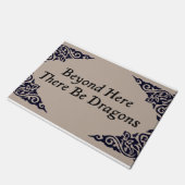 向こうにドラゴンがある|ダンジョン・ドラゴン ドアマット (アングル)