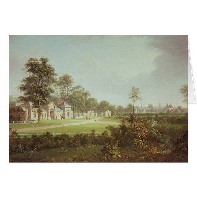 向こうグラスゴーとのAnnefield、c.1800 (正面横)