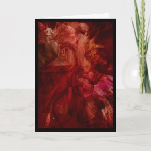 向こう側のグリーティングカードの奥行き シーズンカード (正面)