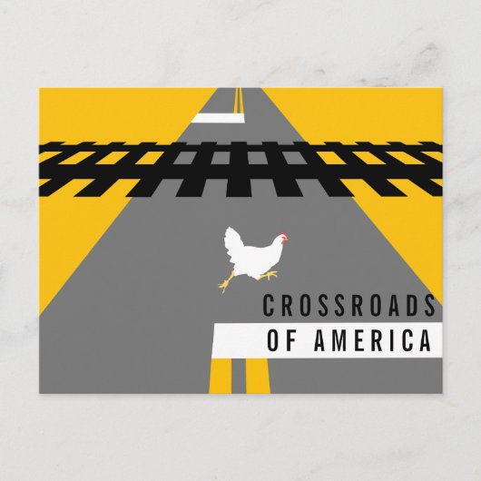 向こう側へ行く ポストカード (正面)