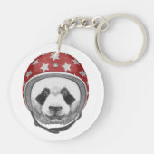 向こう見ずのパンダ キーホルダー (裏面)