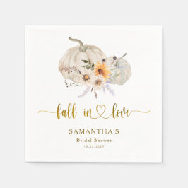 向日葵南瓜秋季恋爱 婚前庆祝派对 スタンダードカクテルナプキン