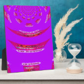 君おもしろいに恋しく思は退屈だ フォトプラーク (側面)