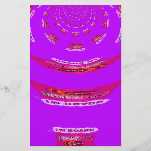 君おもしろいに恋しく思は退屈だ 便箋 (正面)