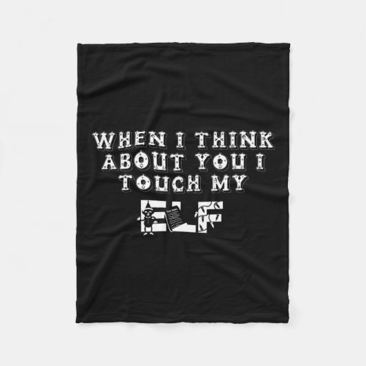 君おもしろいの事は考えTouch フリースブランケット (正面)