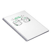 君おもしろいは僕の茶最高のだ、君は僕の大物だ ノートブック (右側)