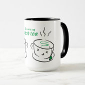 君おもしろいは僕の茶最高のだ、君は僕の大物だ マグカップ (正面右)