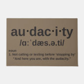 君おもしろいは大胆不敵得だ ドアマット (正面)