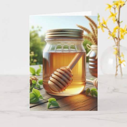 君がいつも僕の蜂蜜になる カード (黄色い花)