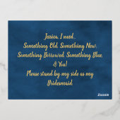 君がいないと言えぬ |ホイ実在ル・インビタ 箔招待状ポストカード (裏面)