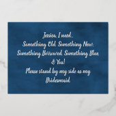 君がいないと言えぬ 実在 |  箔招待状 (裏面)