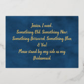 君がいないと言えぬ 実在 |  箔招待状 (裏面)