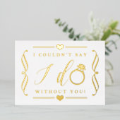 君がいないと言えぬ 実在 |  箔招待状 (立ち正面)