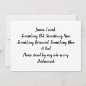 君がいないと言えぬ |黒と白 招待状 (裏面)