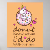 君がいなかったら何をしたらいいか分からない | Unicorn ポスター (正面)