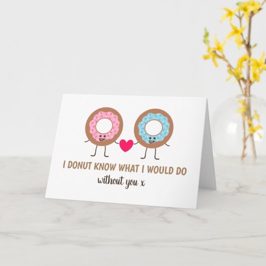 君がいなかったら何をしようか分からん カード (黄色い花)