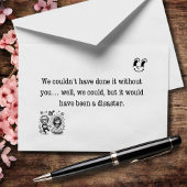 君がいなかったら大惨事だっただろう サンキューカード