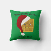 君がいなくてワッフル・クリスマスを過ごす クッション (裏面)