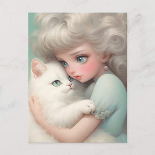 君がいなければ決して猫好き ポストカード (正面)