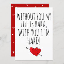 君がいなければ私の人生は懸命だ私は懸命カード