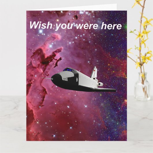 君がここにいたらよかったのに。 カード (黄色い花)