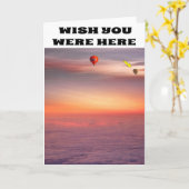 君がここにいたらよかったのに。 カード (黄色い花)