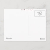 君がここにいたらよかったのに！ ポストカード (裏面)