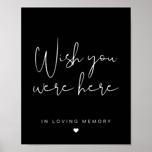 君がここにいないことを切に願う、黒いエッジが効いたサインだよ、JOVI ポスター (正面)