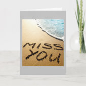 君がここにいるか、僕が君の所にいることを望恋しく思ん カード (正面)