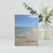 君がここにビーチシーン ポストカード (スタンド正面)