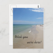 君がここにビーチシーン ポストカード (正面/裏面)