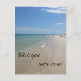 君がここにビーチシーン ポストカード