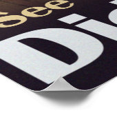 君がそこで何をしたか見える ポスター (角)