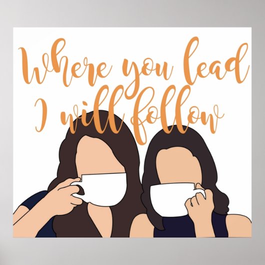 君がどこに連れて行くか後を追ら ポスター (正面)