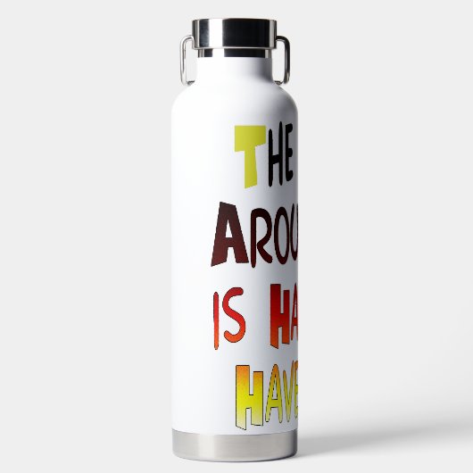 君がのまわりに居て嬉しい世界だ ウォーターボトル (正面)