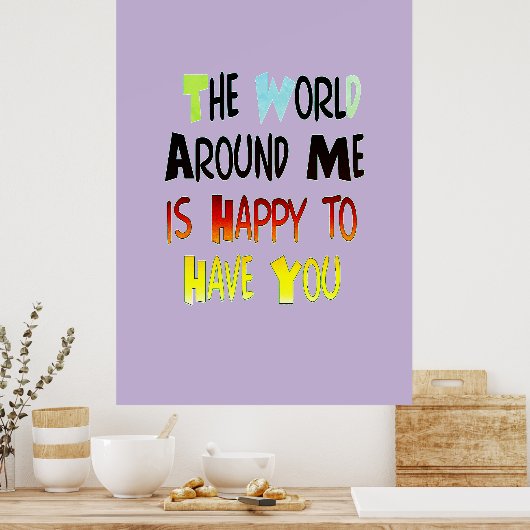 君がのまわりに居て嬉しい世界だ ポスター (キッチン)