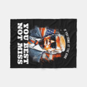 君がもし無い来国へ行っても切り札を最高の出せ フリースブランケット (正面(横))