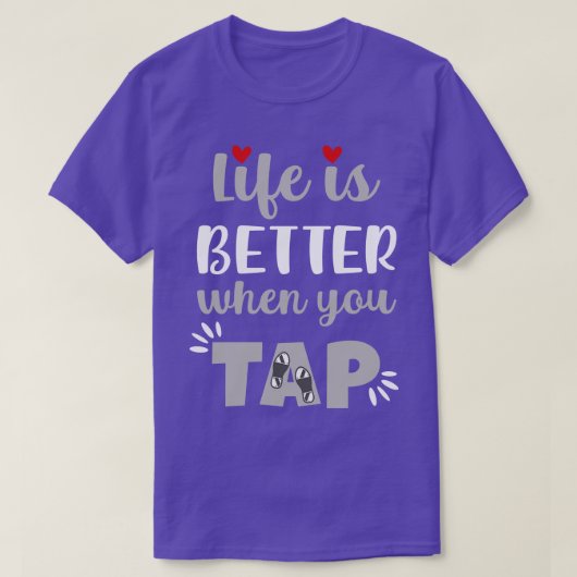 君がタップすれば命が伸びる Tシャツ (デザイン正面)