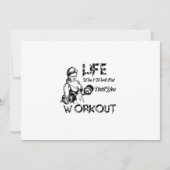 君がトレーニングしないと人生は駄目だ 招待状 (正面)