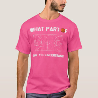 君がバスケットボールを理解していない部分おもしろいは Tシャツ