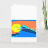 君がフィジーの花が大好き カード (裏面)