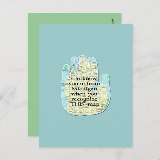 君がミシガンから来たのは知っているだろう ポストカード (正面/裏面)