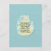 君がミシガンから来たのは知っているだろう ポストカード (正面)