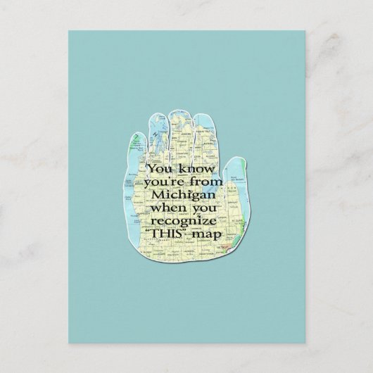 君がミシガンから来たのは知っているだろう ポストカード (正面)