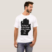 君がミシガン出身だと知っているだろう Tシャツ (正面フル)