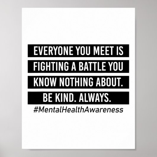 君が会うのは精神的な健康への支援を戦うことだ ポスター (正面)