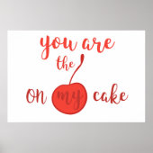 君が僕のさくらんぼだ |ロマンチックな引用文 ポスター (正面)