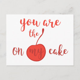 君が僕のさくらんぼだ |ロマンチックな引用文 ポストカード