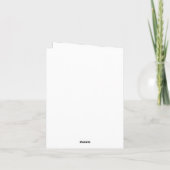 君が僕のハートを溶かす | かわいいラブピンクの溶融 サンキューカード (裏面)